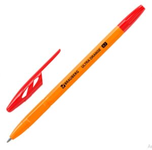 Ручка шариковая Berlingo CBp_70963 Tribase grip orange 0,7мм красная